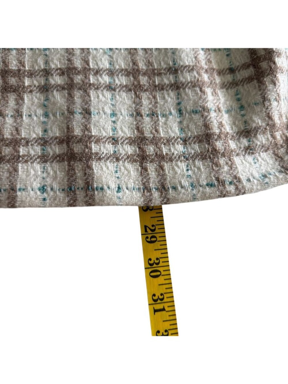 Vintage Womens Suburbans Tweed Blazer Double Breasted Size 10 Plaid Wool Blend - Picture 14 of 16